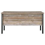 SAMSON 60-INCH 4-DRAWER OFFICE COMPUTER DESK WEATHERED OAK