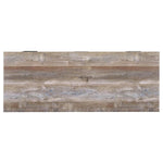 SAMSON 60-INCH 4-DRAWER OFFICE COMPUTER DESK WEATHERED OAK