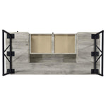 ANALIESE 63-INCH 4-DRAWER WRITING DESK GREY DRIFTWOOD