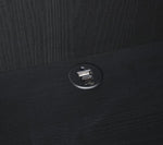 WESTPARK 3-SHELF BOOKCASE USB AND LOCKABLE DRAWER BLACK