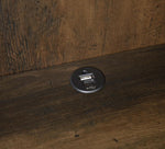 WESTPARK 3-SHELF BOOKCASE USB AND LOCKABLE DRAWER DARK PINE