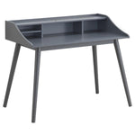 PERCY 45-INCH 4-COMPARTMENT WRITING DESK GREY