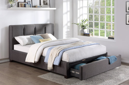 Aitana Queen Storage Platform Bed GRAPHITE