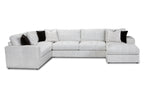 Solace 3pcs Sectional LEFT OR RIGHT CHAISE- GREY