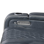 Apex Power Reclining Sofa W/ Heat & Massage BLUE LEATHER