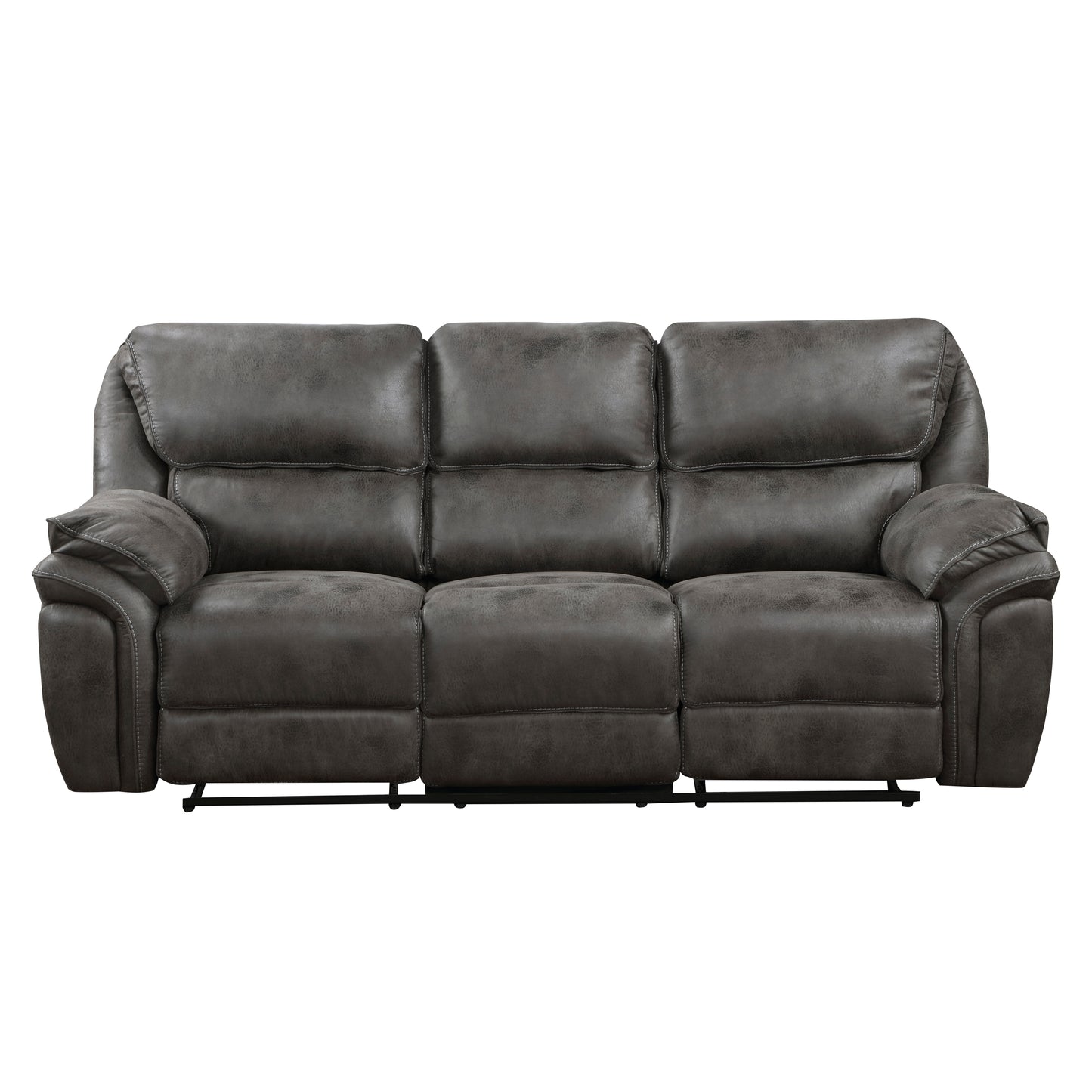 Proctor Reclining Sofa GREY MICROFIBER