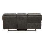 Proctor Reclining Sofa GREY MICROFIBER