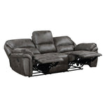 Proctor Reclining Sofa GREY MICROFIBER