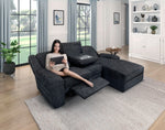 Monterey Reclining Sofa Chaise EBONY