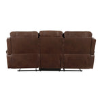 Newnan Reclining Sofa BROWN VINYL