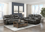 Gainesville Reclining Sofa CHOCOLATE MICROFIBER