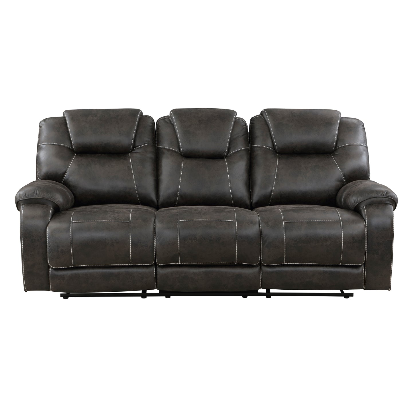 Gainesville Reclining Sofa CHOCOLATE MICROFIBER