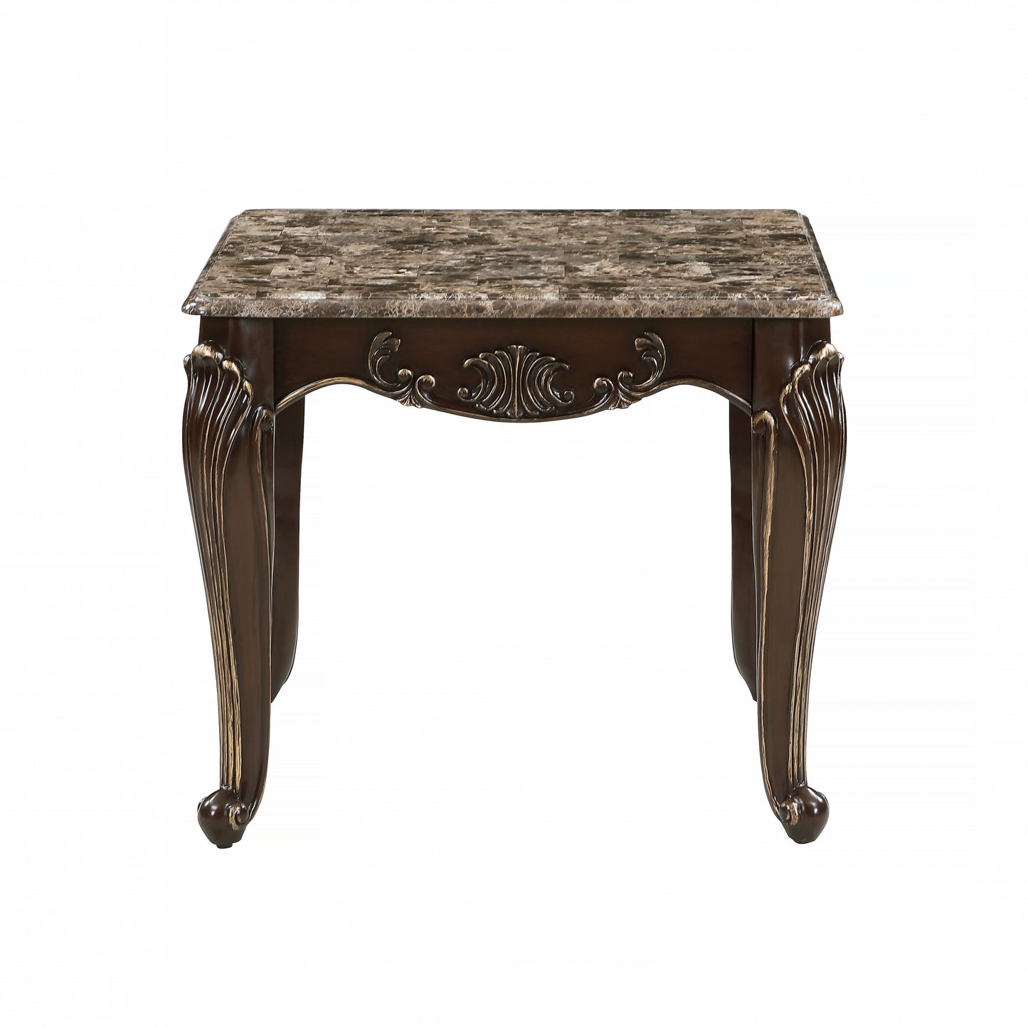 Balthasar Marble End Table CHERRY