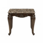 Balthasar Marble End Table CHERRY