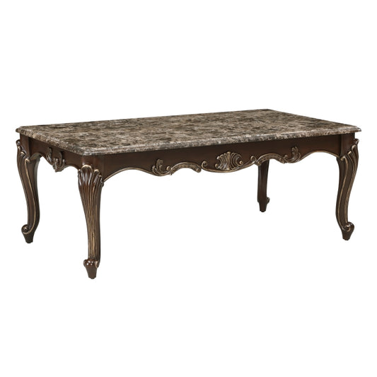 Balthasar Marble Coffee Table CHERRY