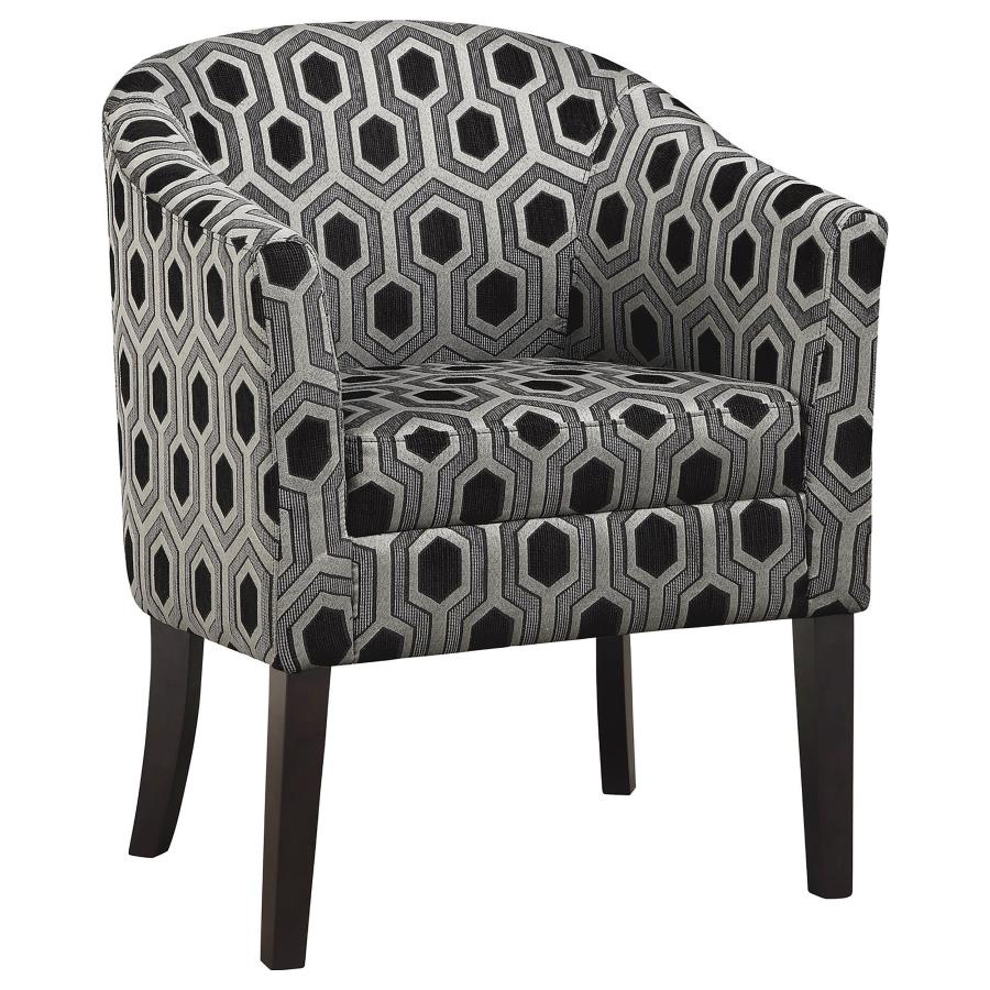 Jansen Accent Chair GREY/BLACK
