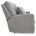 Biscoe PWR REC Sofa with ADJ Headrest PEWTER