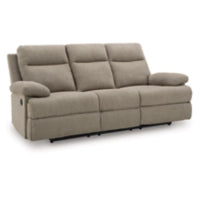 Side-Swipe REC Sofa w/Drop Down Table MOCHA