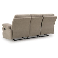 Side-Swipe REC Sofa w/Drop Down Table MOCHA