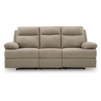 Side-Swipe REC Sofa w/Drop Down Table MOCHA