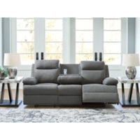Side-Swipe REC Sofa w/Drop Down Table