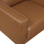 MALCOM SOFA BROWN VINLY
