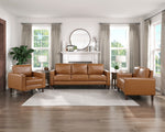 MALCOM SOFA BROWN VINLY