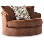 Laylabrook Oversized Swivel Accent Chair SPICE