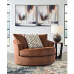 Laylabrook Oversized Swivel Accent Chair SPICE