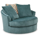 Laylabrook Oversized Swivel Accent Chair TEAL