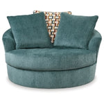 Laylabrook Oversized Swivel Accent Chair TEAL