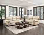 Foxborough Sofa CREAM LEATHER