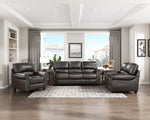 Foxborough Sofa DARK BROWN LEATHER