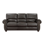 Foxborough Sofa DARK BROWN LEATHER