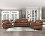 Attleboro Sofa CAMEL BROWN LEATHER