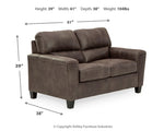 Navi Loveseat SMOKE