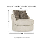 Soletren Swivel Accent Chair STONE