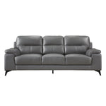 Mischa Sofa DARK GREY LEATHER