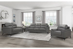 Mischa Sofa DARK GREY LEATHER