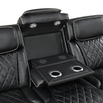 Fairway Power Reclining Sofa BLACK VINLY