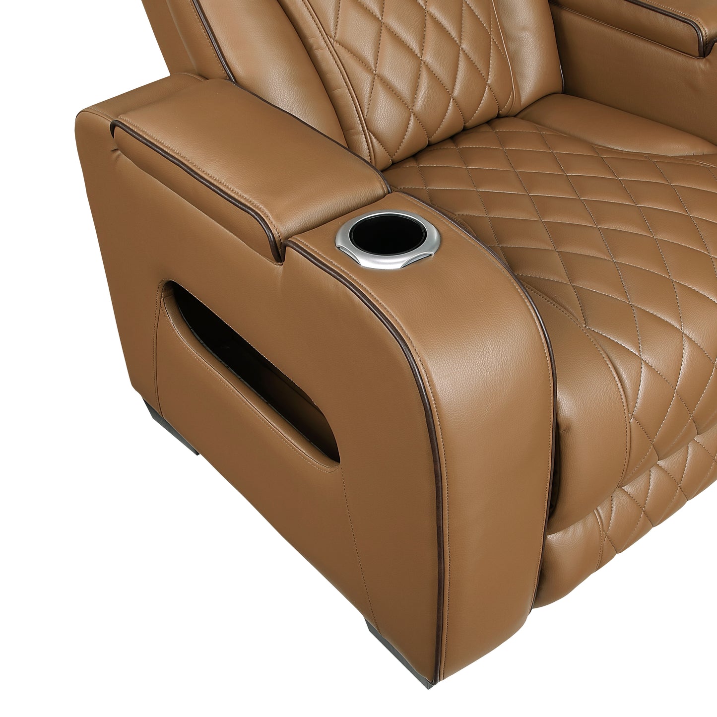 Fairway Power Reclining Sofa BROWN VINLY