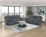 Goodland Reclining Sofa DARK GREY CORDUROY