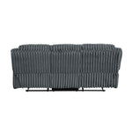 Goodland Reclining Sofa DARK GREY CORDUROY