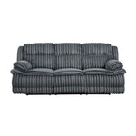 Goodland Reclining Sofa DARK GREY CORDUROY