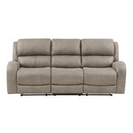 Pagosa Reclining Sofa BROWN MICROFIBER