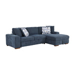 Raife Sleeper Sectional LEFT OR RIGHT CHAISE BLUE
