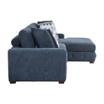 Raife Sleeper Sectional LEFT OR RIGHT CHAISE BLUE