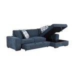 Raife Sleeper Sectional LEFT OR RIGHT CHAISE BLUE