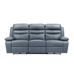 Hancock Power Reclining Sofa BLUE LEATHER