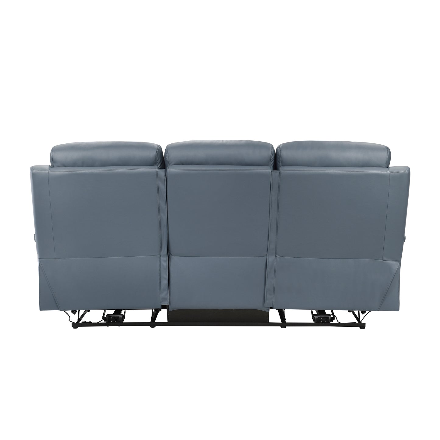 Hancock Power Reclining Sofa BLUE LEATHER